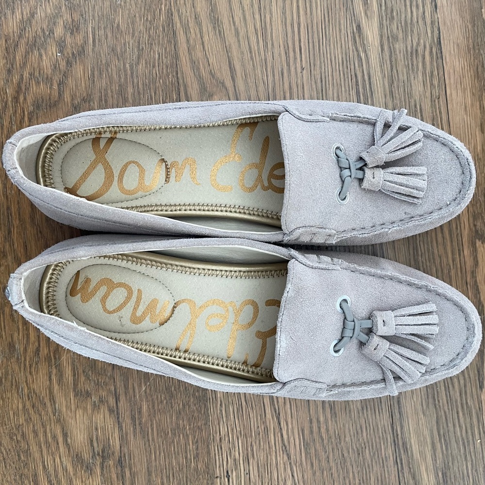 Sam Edelman gray loafers. Women’s size 8.
